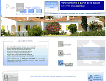 Tablet Screenshot of plain-pied-immobilier.com